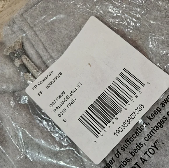 Free People Passage Jacket Soft Fleece Shawl Collar Slouchy Grey Size Small NWT - Picture 7 of 14